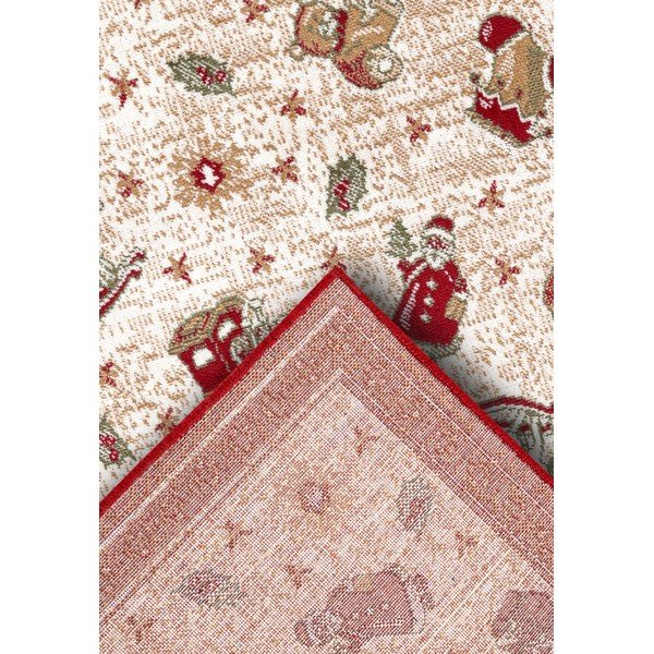 Iš medvilnės mišinio kilimas raudonos spalvos su Kalėdų motyvu 50x80 cm Toy's Delight Red Christmas – Villeroy&Boch-image-4
