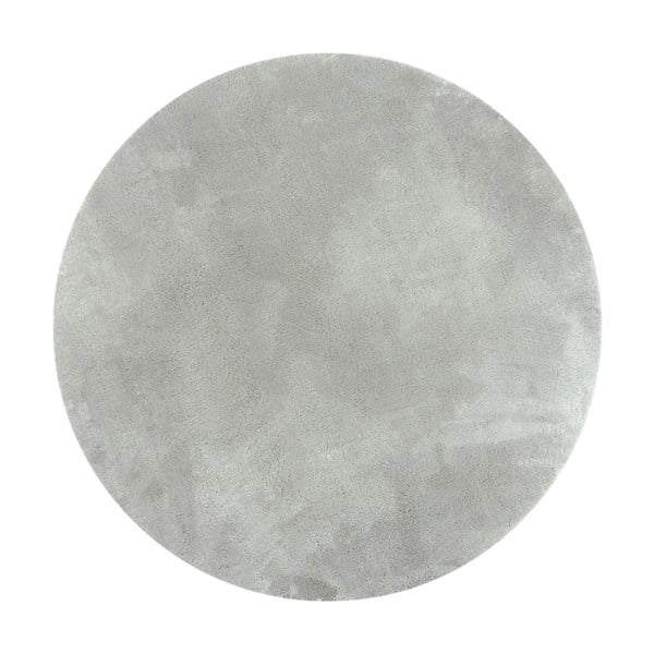 Apvalios formos kilimas šviesiai pilkos spalvos 133x133 cm – Flair Rugs