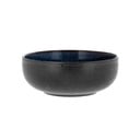Skirta ramenui juodos spalvos/mėlynos spalvos iš akmens masės mažas dubuo Gastro Dark Blue/Black – Bitz