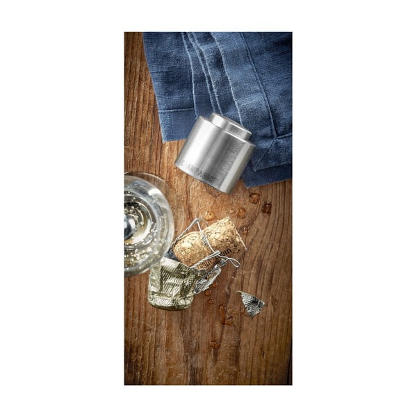 Nerūdijančio plieno kamštis šampanui arba Prosecco WMF Cromargan® Clever & More-image-3