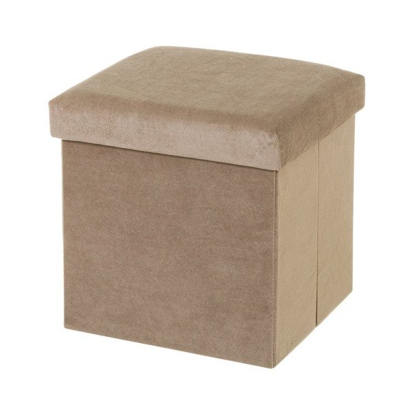 Pufas smėlio spalvos iš velveto Velvet – Casa Selección