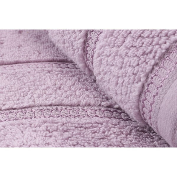 2 violetinių medvilninių rankšluosčių rinkinys Foutastic Arella, 50 x 90 cm-image-1