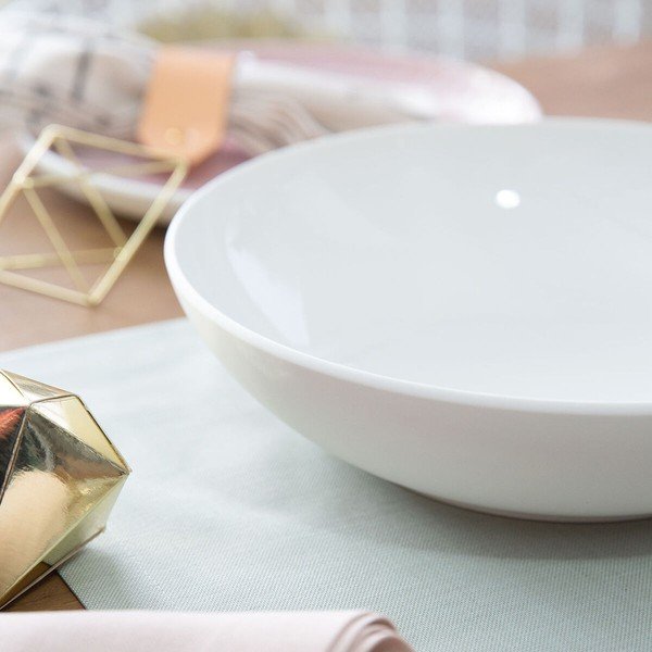 Baltos spalvos porceliano serviravimo dubuo Villeroy & Boch Uni, ⌀ 26 cm-image-3