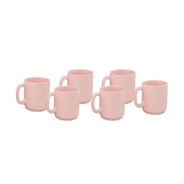 6 rožinės spalvos puodelių rinkinys Kütahya Porselen Classic, 330 ml-image-4