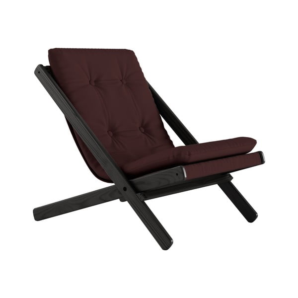 "Karup Design Boogie" juoda/ruda sulankstoma kėdė