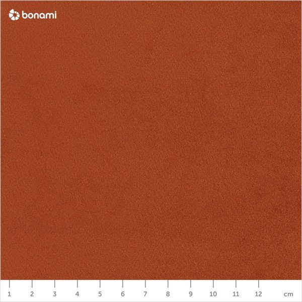 Tamsiai oranžinės spalvos aksominė kampinė sofa-lova Ghado Moor, kairysis kampas-image-4