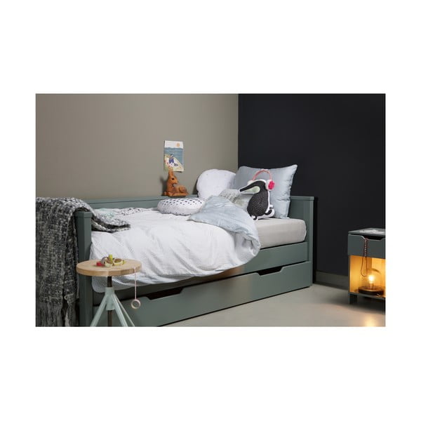 Viengulė lova žalios spalvos 90x200 cm Nikki – WOOOD-image-1