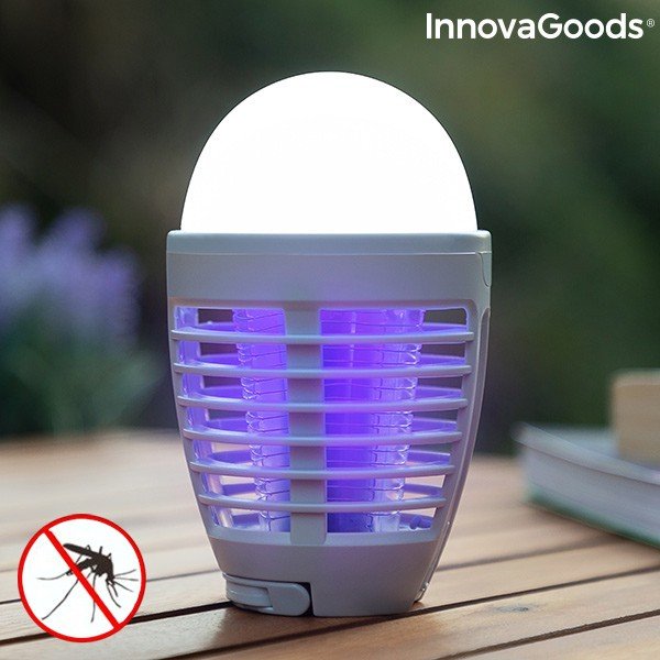 Įkraunamas 2-in-1 žibintas nuo uodų InnovaGoods-image-1