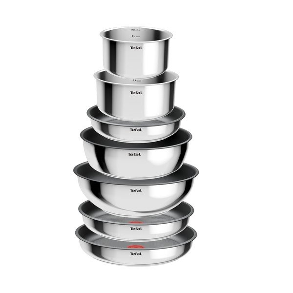 Iš aliuminio puodų rinkiniai 15 vnt. INGENIO Cook Eat L881SF04 – Tefal-image-2
