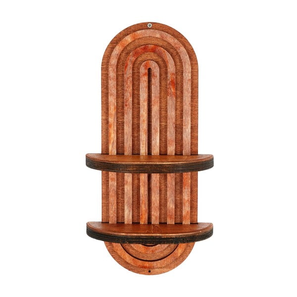 Kelių aukštų sieninė lentyna šviesiai raudonos spalvos 20 cm Raf – Kalune Design