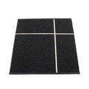 Juodos spalvos lauko ir vidaus kilimas 70x90 cm Fred Black – Pappelina