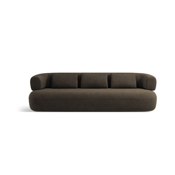 Iš boucle sofa rudos spalvos 226 cm Jenny – Micadoni Home