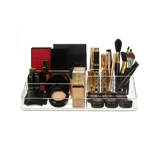 "Premier Housewares Met Clear 9 skyrių kosmetinė-image-2