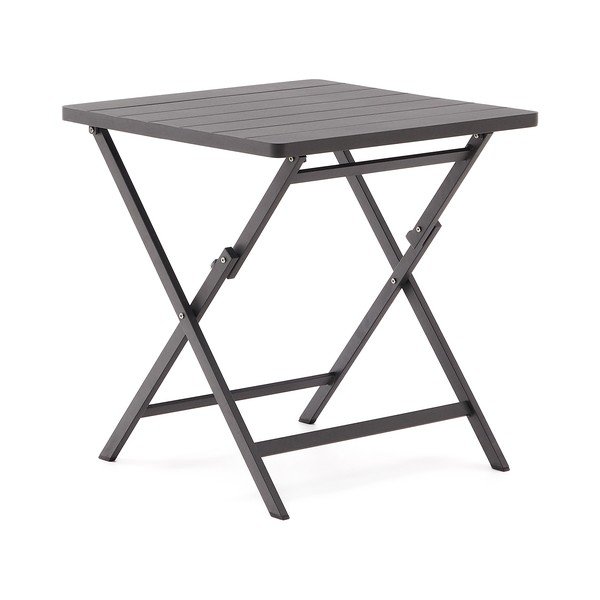 Sodo valgomojo stalas iš metalo 70x70 cm Torreta – Kave Home-image-2