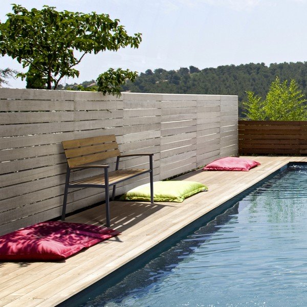 Natūralios spalvos metalinis sodo suoliukas Isak – Bizzotto-image-1