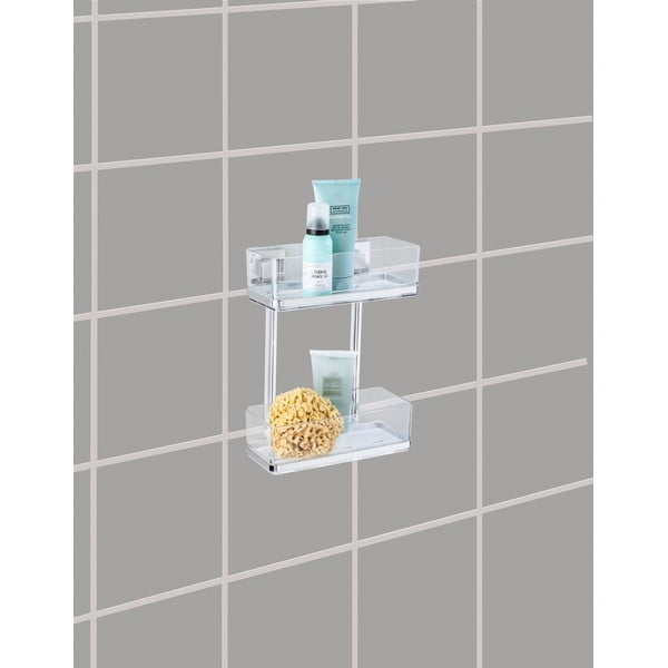 Dviejų aukštų lentyna Wenko Vacuum-Loc, 14 x 25,5 cm-image-1