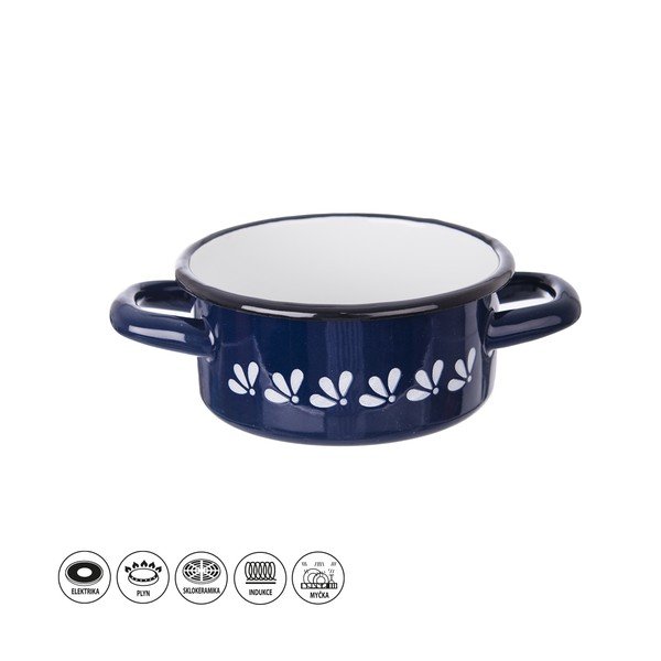 Mėlynas emaliuotas puodas Orion, 0,6 l-image-3