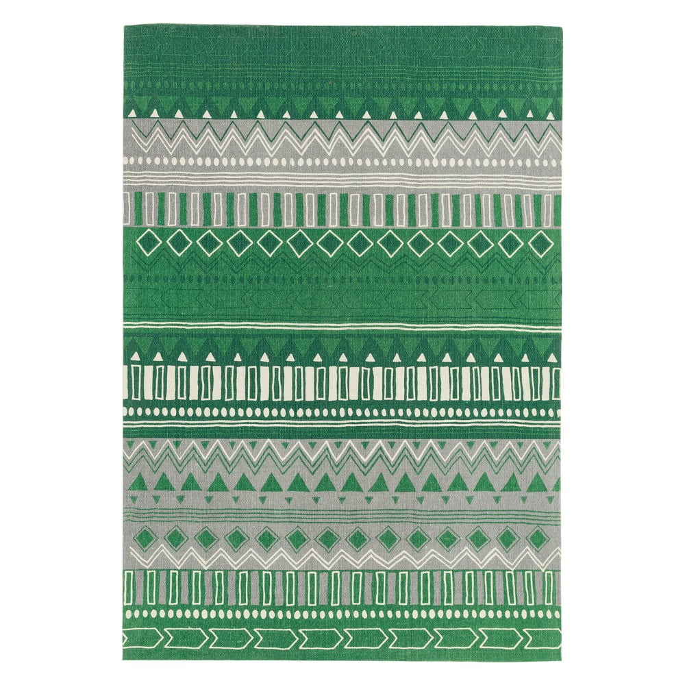 Žalias kilimas Azijos kilimai Tribal Mix, 160 x 230 cm