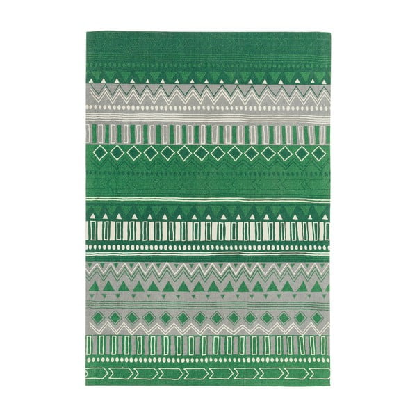 Žalias kilimas Azijos kilimai Tribal Mix, 120 x 170 cm