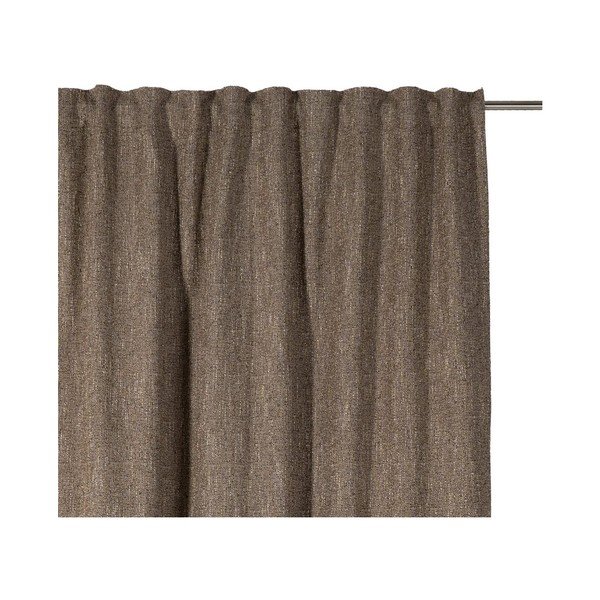 Rudos spalvos užuolaida 140x260 cm – Ixia-image-1