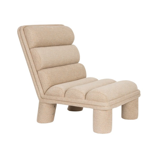 Smėlio spalvos iš boucle krėslas Fern – Dutchbone