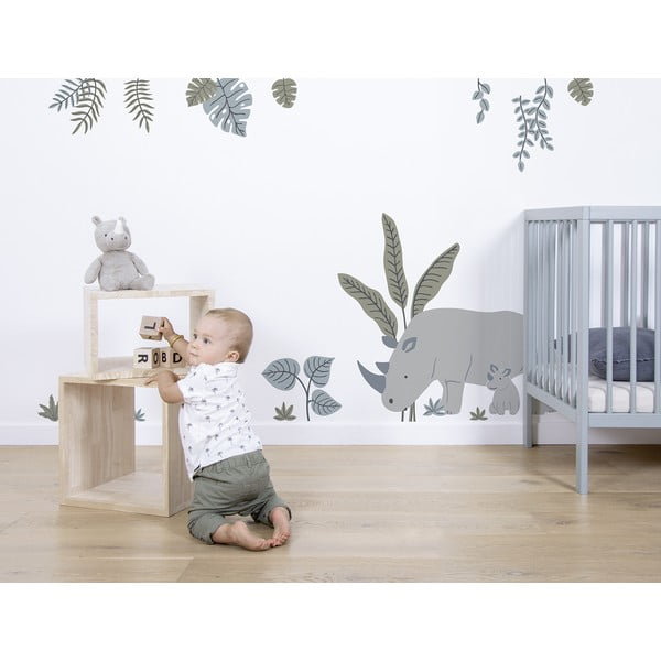 Lipdukų lapas 90x64 cm Rhinoceros – Lilipinso-image-1