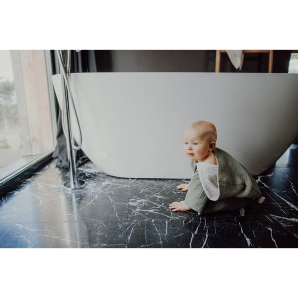 Chaki muslino kūdikių pončo dydis M - Malomi Kids-image-4