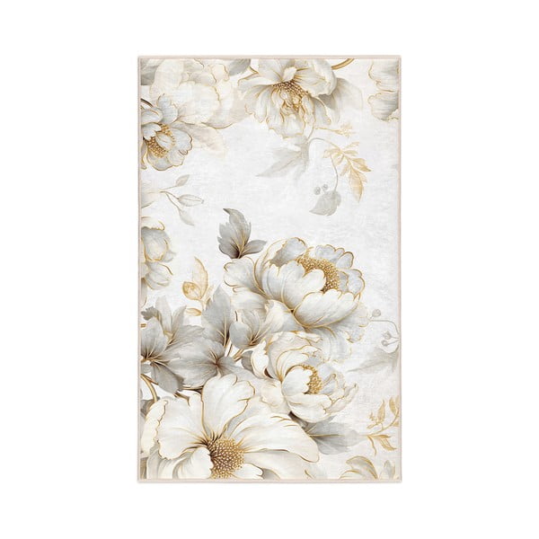 Skalbiamas kilimas kreminės spalvos 160x230 cm Soft and Gentle – Mila Home