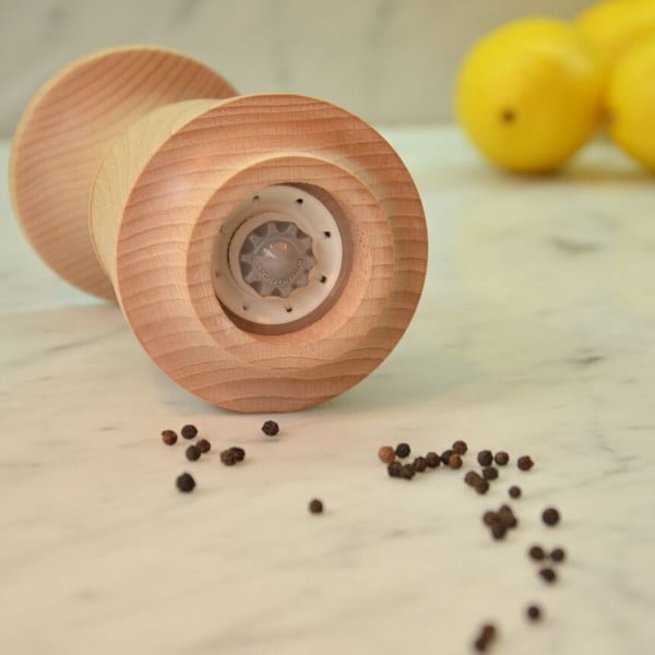 Juodas ąžuolinis prieskonių malūnėlis Wireworks Kiki-image-4