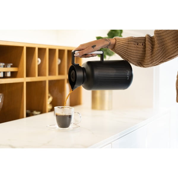 Termosas matinės juodos spalvos 1 l Lungo – Vialli Design-image-4