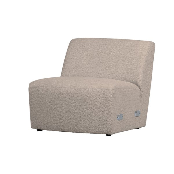 Modulinė sofa iš boucle smėlio spalvos (modulinė) Coco  – WOOOD