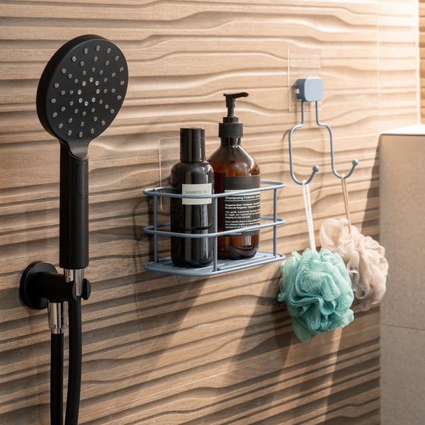 Klijuojama iš metalo vonios lentyna šviesiai mėlynos spalvos Grena – Compactor-image-1