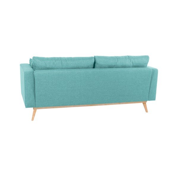 Šviesiai mėlyna trijų vietų sofa "Max Winzer Tomme-image-2