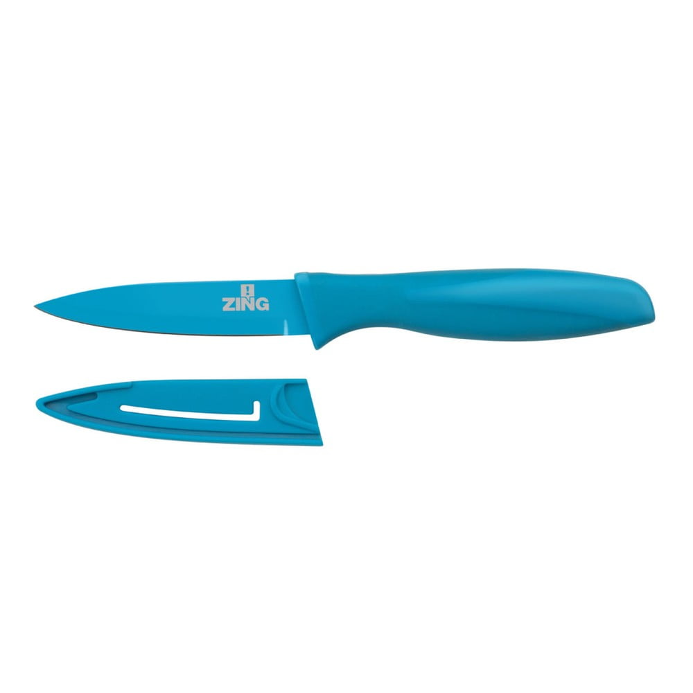 Mėlynas peilis su dangteliu Premier Housewares Zing, 8,9 cm