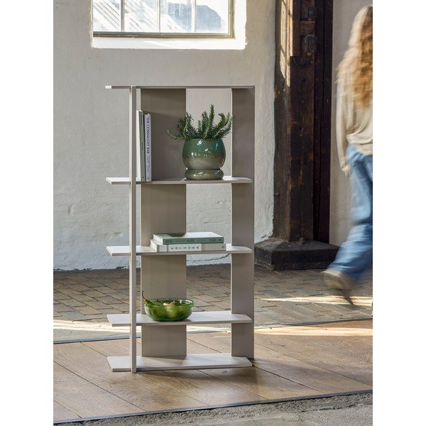 Pilkos spalvos pastatoma lentyna 64x120x29 cm Norvida – Bloomingville-image-1