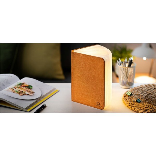 Stalinis šviestuvas LED (aukštis 2,5 cm) su tekstiliniu gaubtu Harmony – Gingko-image-3