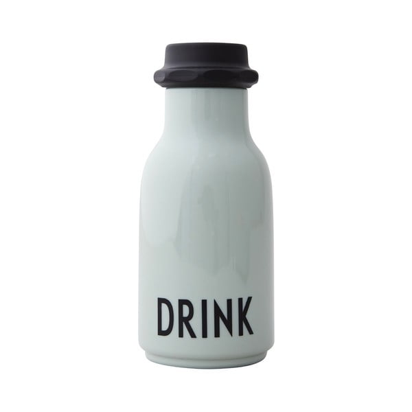 Šviesiai žalias kūdikio buteliukas Design Letters Drink, 330 ml