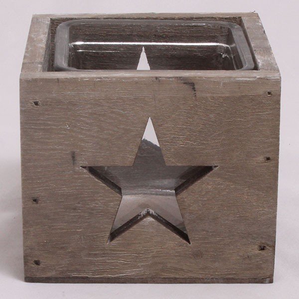 Medinis žvakidės laikiklis Star,9 cm-image-1