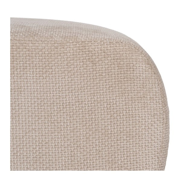 Smėlio spalvos iš šenilinio audinio taburetė Minimal – Ixia-image-4