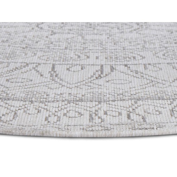 Apvalios formos kilimas šviesiai pilkos spalvos ø 120 cm Spirit – Hanse Home-image-3