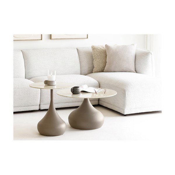 Kreminės spalvos kampinė sofa iš šenilinio audinio (su dešiniuoju kampu/su gultu) Noor – House Nordic-image-4