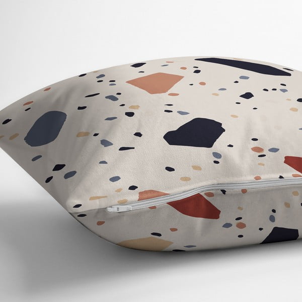 Dekoratyvinis pagalvės užvalkalas 43x43 cm Cracked Terrazzo – Mila Home-image-2