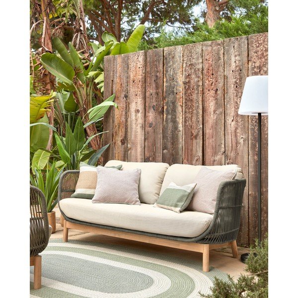 Khaki spalvos sodo sofa Kave Home Catalina-image-4