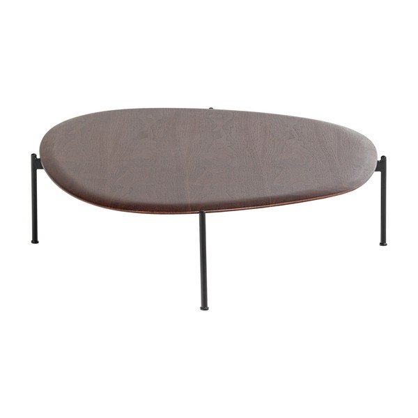 Tamsios natūralios spalvos kavos staliukas 97x121 cm Kota – WOOOD-image-4