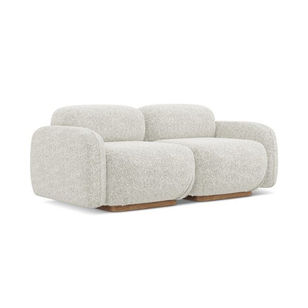Kreminės spalvos sofa 190 cm Ailani – Makamii-image-1