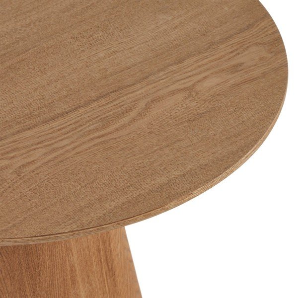 Kavos staliukas natūralios spalvos iš ąžuolo ø 60 cm Tango – Furnhouse-image-3