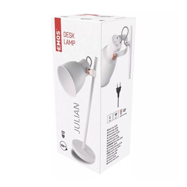 Stalinis šviestuvas baltos spalvos (aukštis 46 cm) Julian – EMOS-image-1