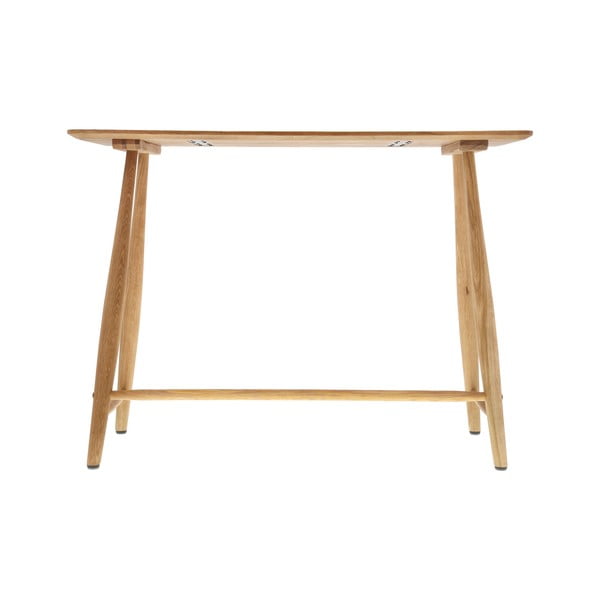 Ąžuolinis valgomojo stalas 44,5x100 cm Bodo - Villa Collection-image-3