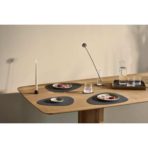 Iš eko odos padėkliukas 37x44 cm Curve L Nupo – LIND DNA-image-1