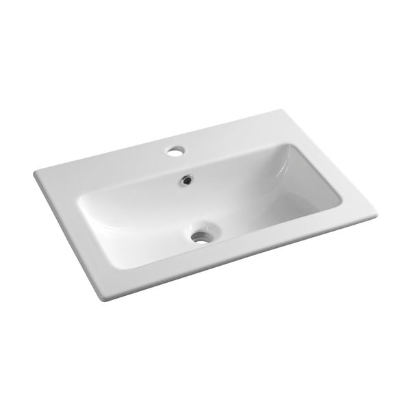 Iš keramikos praustuvas baltos spalvos 60x40 cm Practico – Sapho